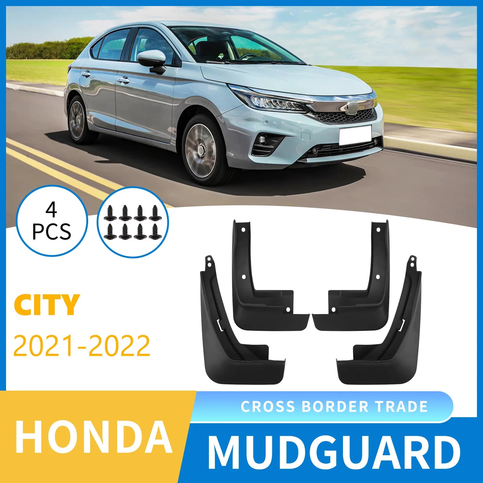 Fenders For Honda Fengfan City 2021-2022 car tire mudguard modification products