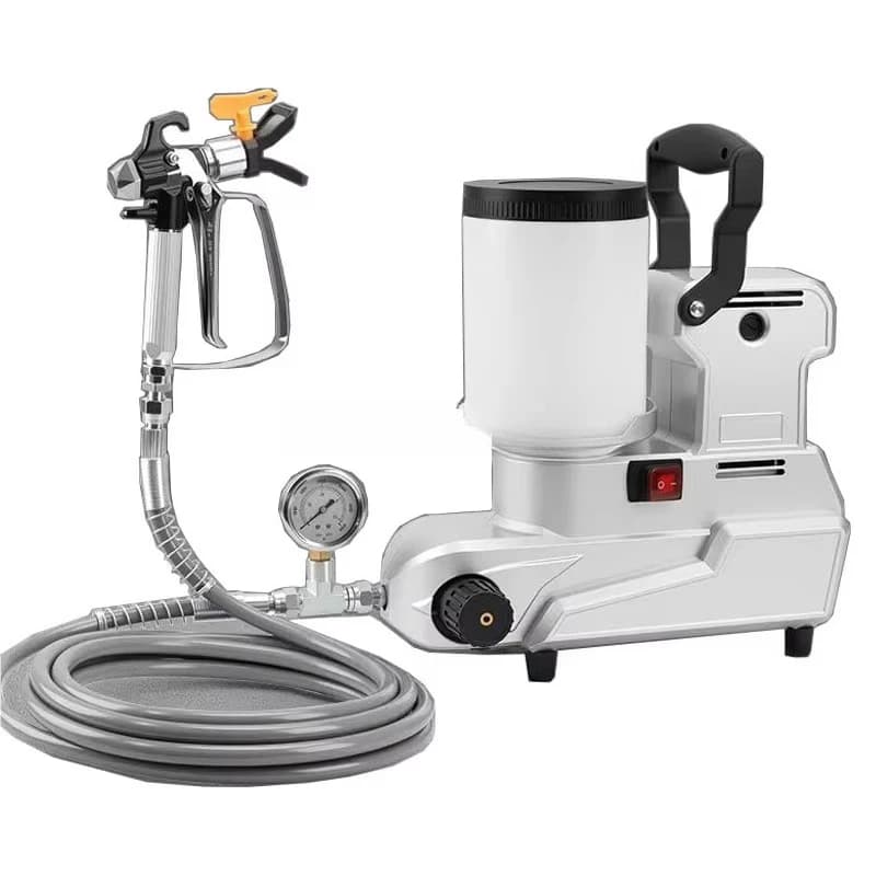 1600W Portable Electric Airless Sprayer High-Pressure DIY Grade Paint & Putty Atomized for On-the-Go Use