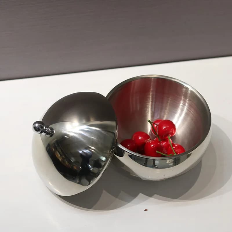 Simple modern stainless steel ball round storage master bedroom dresser soft furnishing