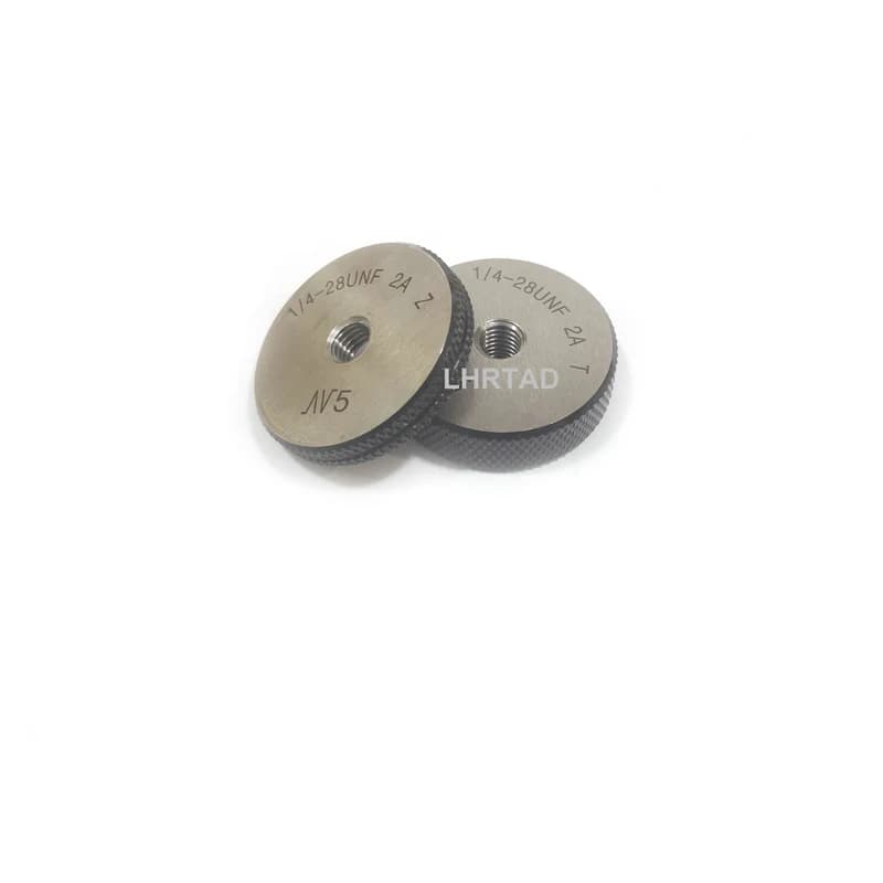 Unified thread ring gauge set 2A 1/4-28 Fine Screw Gage tool UN UNC UNF UNS 5/16 3/8 7/16 1/2 9/16 5/8 11/16 3/4 13/16 7/8 15/16
