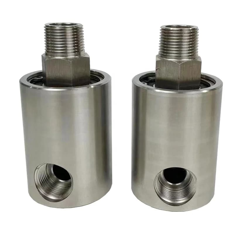 1800 Revolutions Per Min Rotary Joint Stainless Steel Material RU-04 Size 1/2" RU-06-3/4" Swivel Joint Universal Joint for Steam