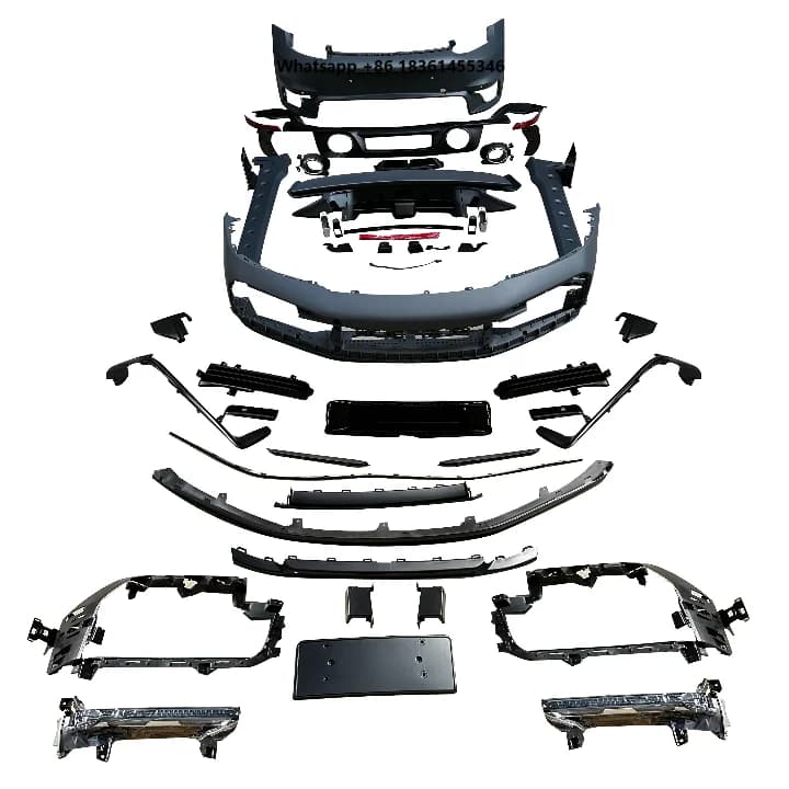 For Porsches 992 Upgrade Body Wrapper Kit 992TURBO S Edition Made of Durable Plastic