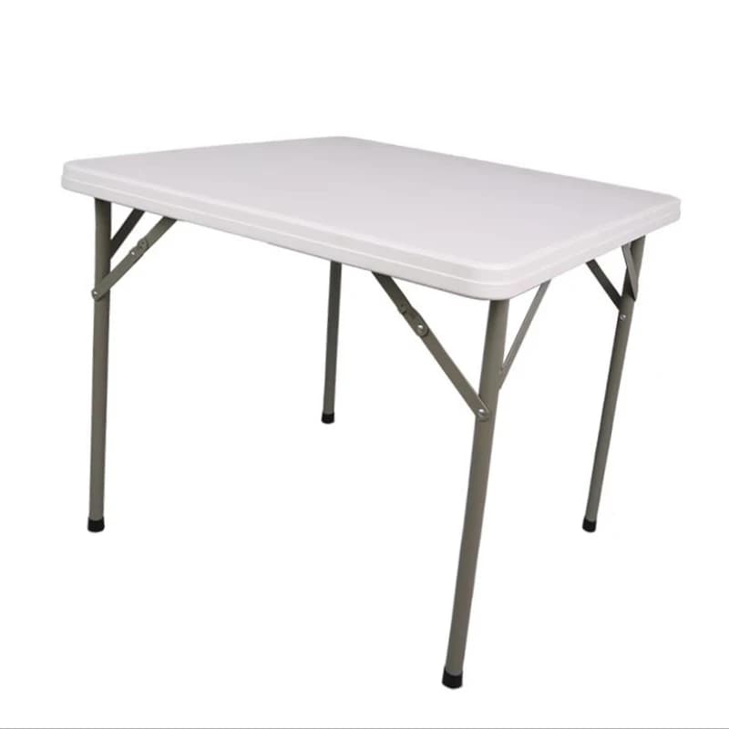 Perfect 4-person plastic square folding folding table outdoor wedding reception party event table