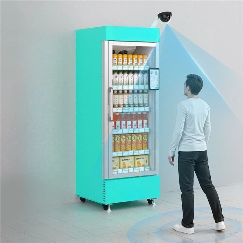 Vending machine Open-door full vending machine Visual commercial sense