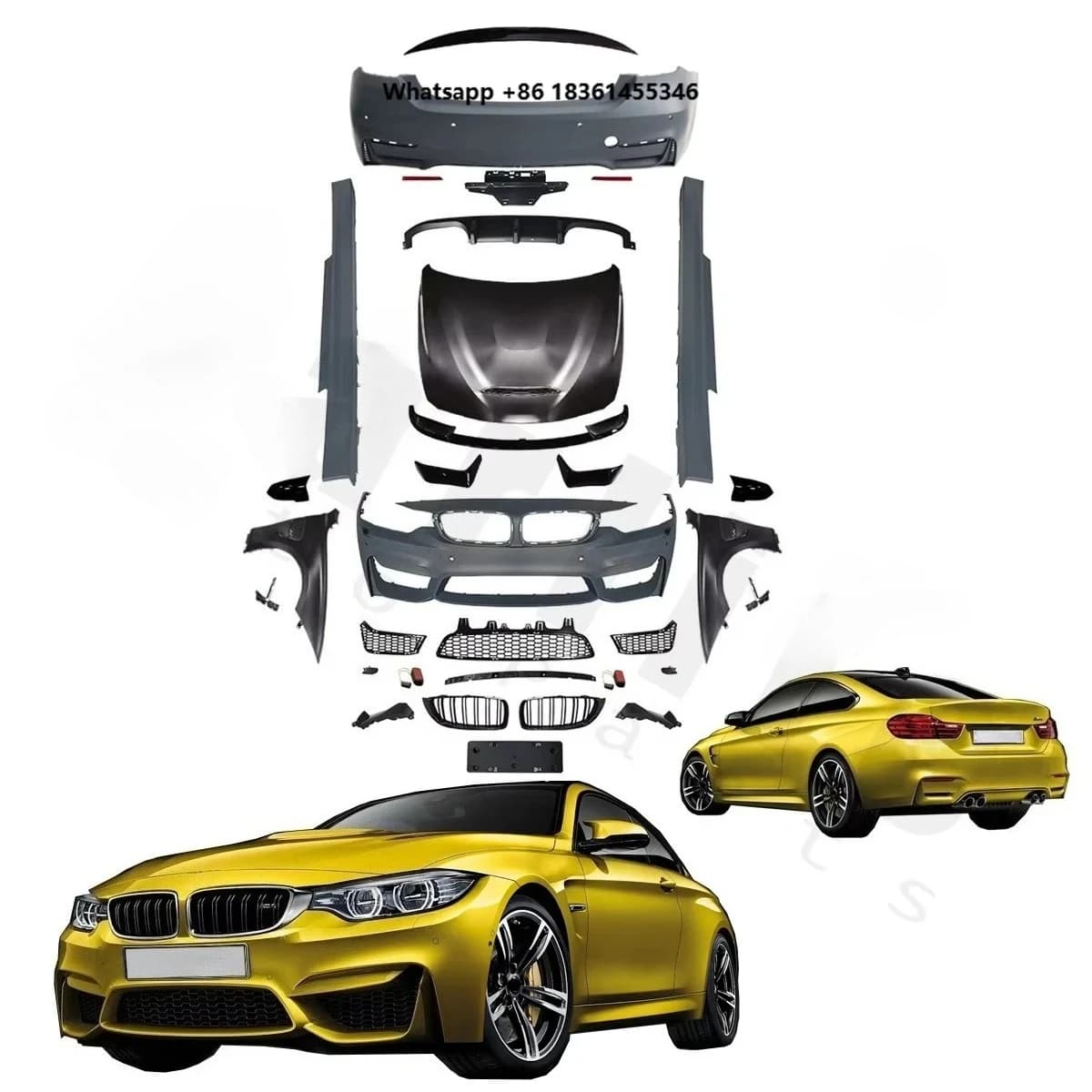 for 4 SERIES F32 2014-2020 Upgrade M4 Bodykit Perfect Fitment Wholesale Modification Body Bumpers Body Kit