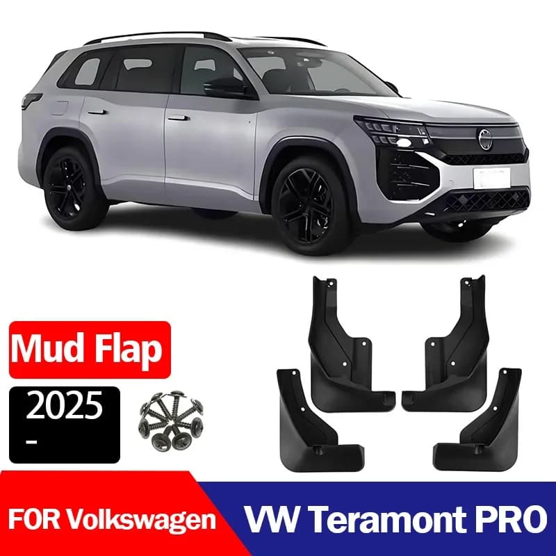 For Volkswagen Touareg PRO mudguard Teramont Pro car tire mudguard mudguard 2025 No-drill accessories for front and rear wheels