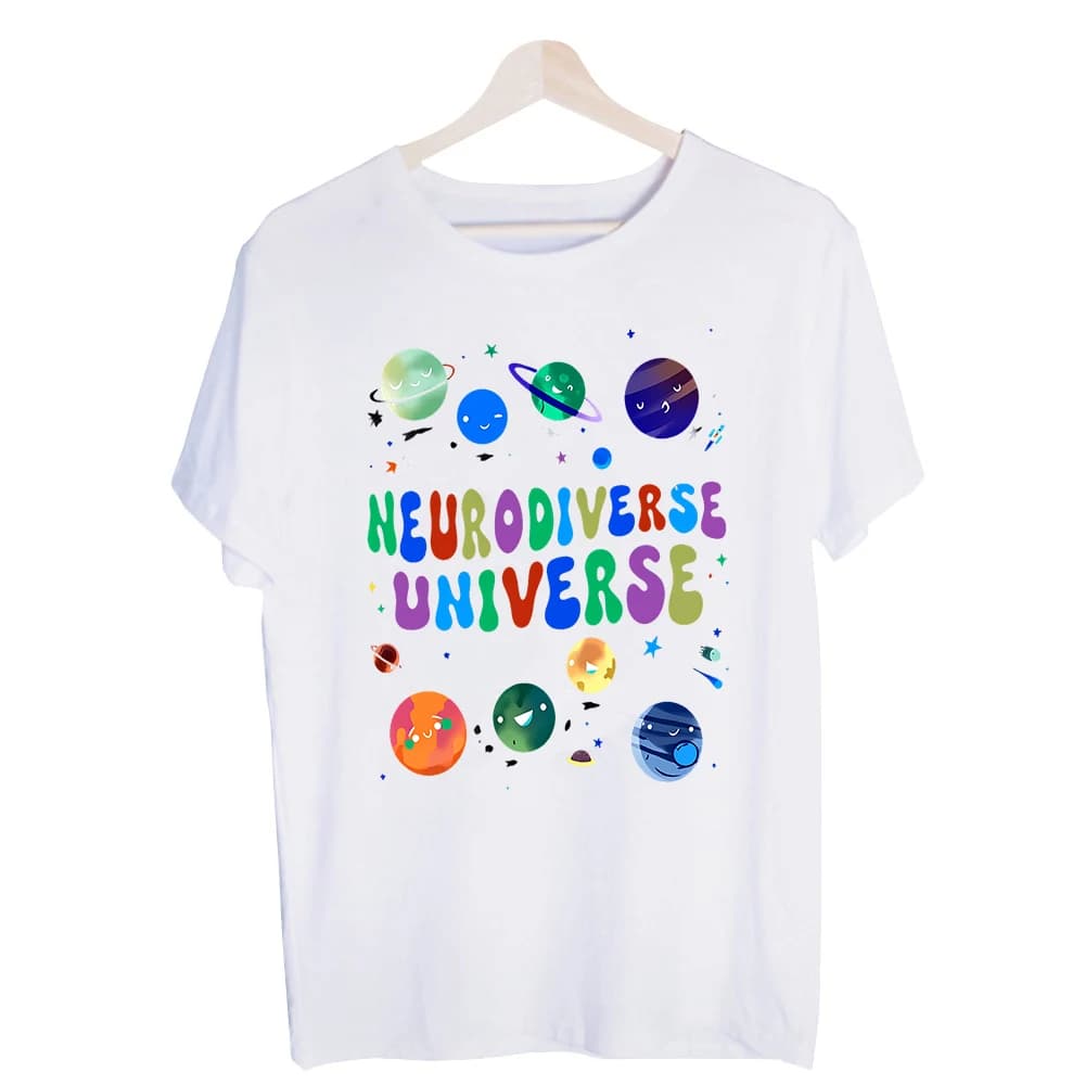 Men's Space Planets with Faces Graphic Tee, Short Sleeve Crew Neck T-Shirt for Casual Daily Wear and Summer Outfits