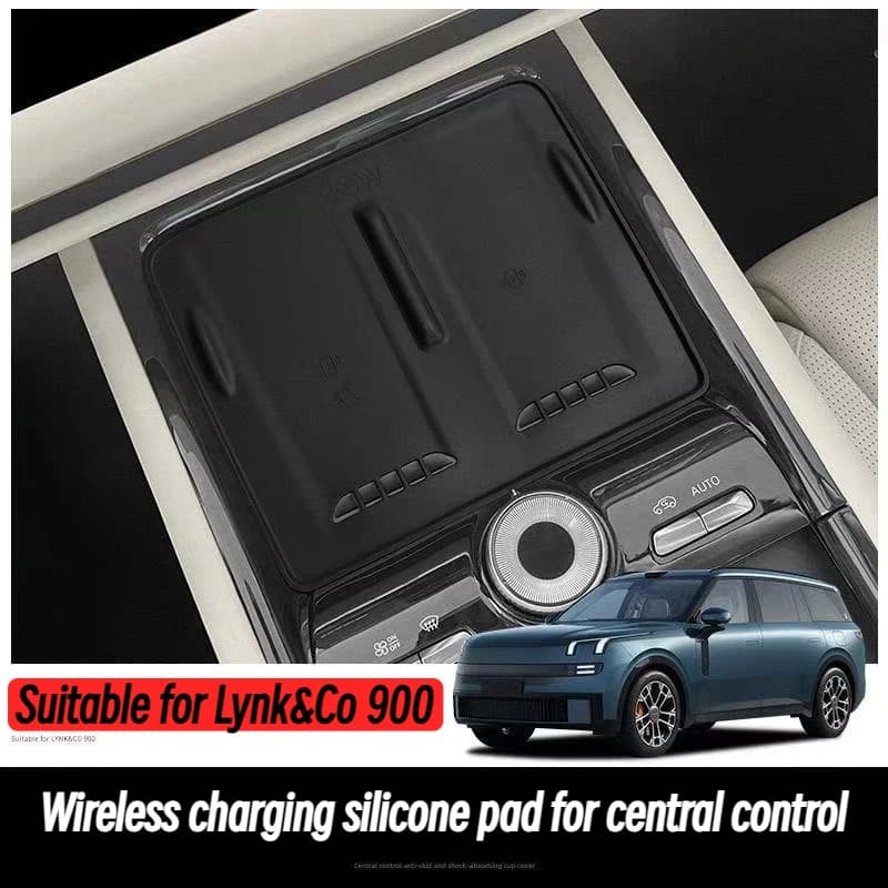 Fit For LYNK & Co 900 2025+ Car Specialized Wireless Charging Pad Center Console Non Slip Silicone Pad Interior Decoration
