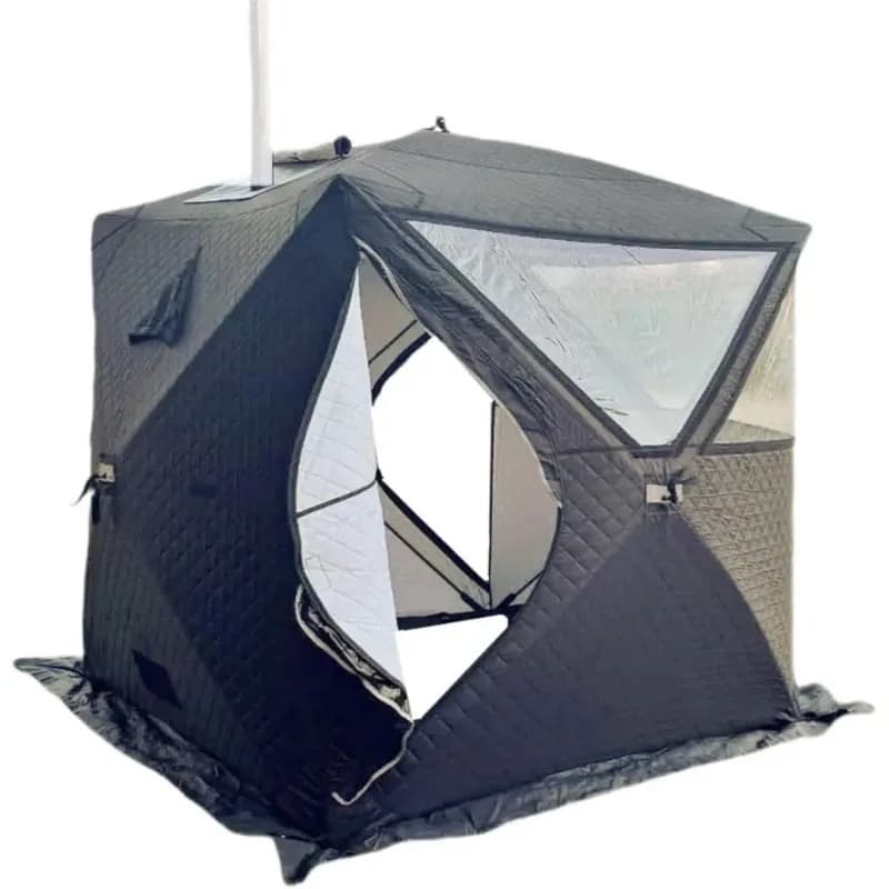 Portable 1-4 Person Sauna Tent - Insulated Personal Spa with Stove, Waterproof, Ideal for Camping or Home Use, Easy Setup, 70.8x