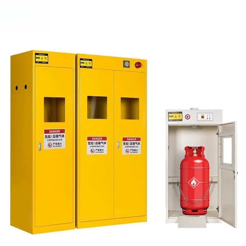 Furniture Laboratory Hydrogen Gas Safety Cabinet, Steel Gas Cylinder Storage Cabinet