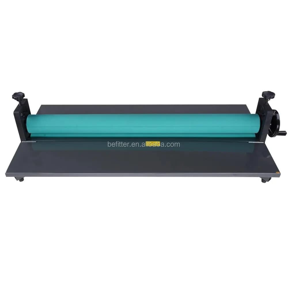 1000mm Width 85mm Roller LBS1000 Photos Manual Cold Laminator Machine Laminating Machine