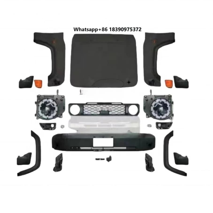 ZIMIN FJ79 76 70 for Land Cruiser LC70/LC76/LC79 Facelift 2022 Body Kit Unpainted ABS Aluminum Easy Installation ISO9001