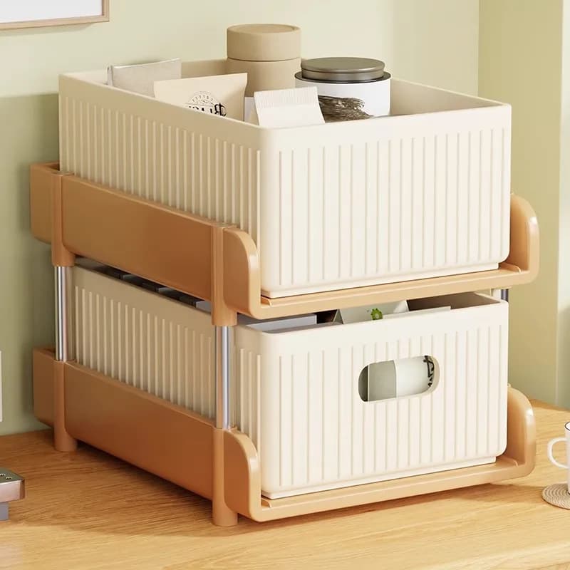 Desktop storage box Office pumping layered rack Dining table Snack rack Porch finishing artifact