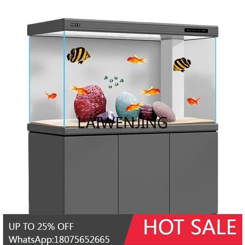 HLZ fish tank partition ecological bottom filter new ultra-white intelligent floor household aquarium