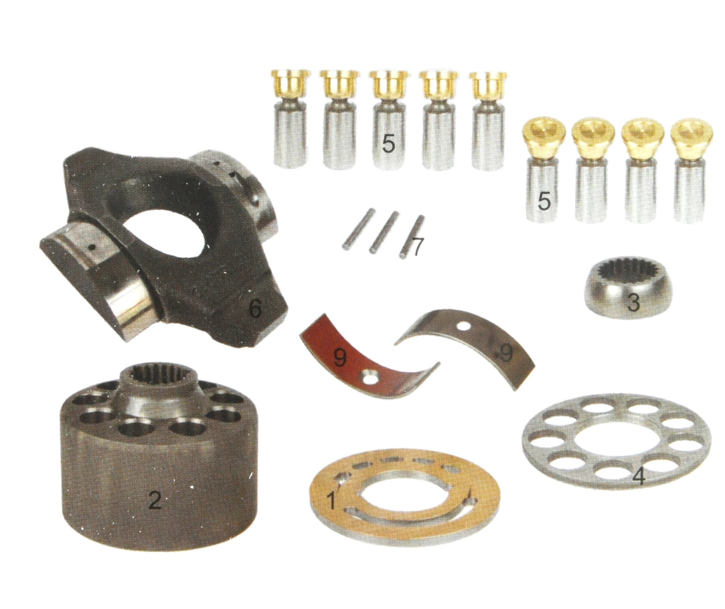 Excavator Parts A8V055 Hydraulic Spare Parts