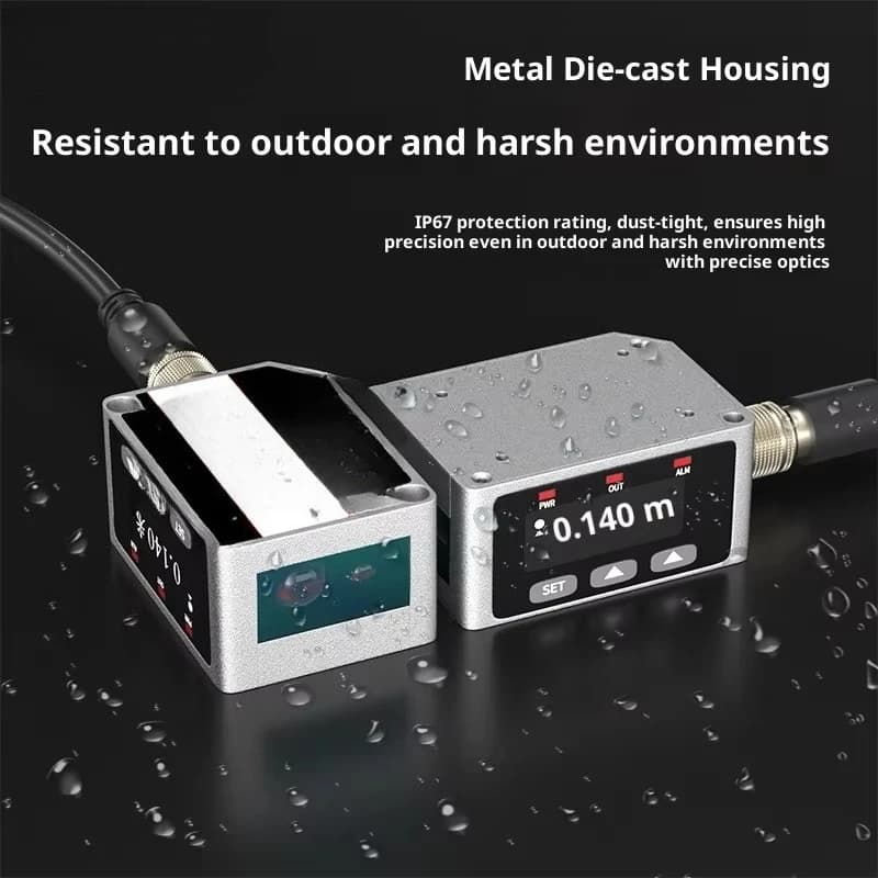 Displacement Distance Sensor 0-40m Long Distance High Precision RS485 Photoelectric Switch