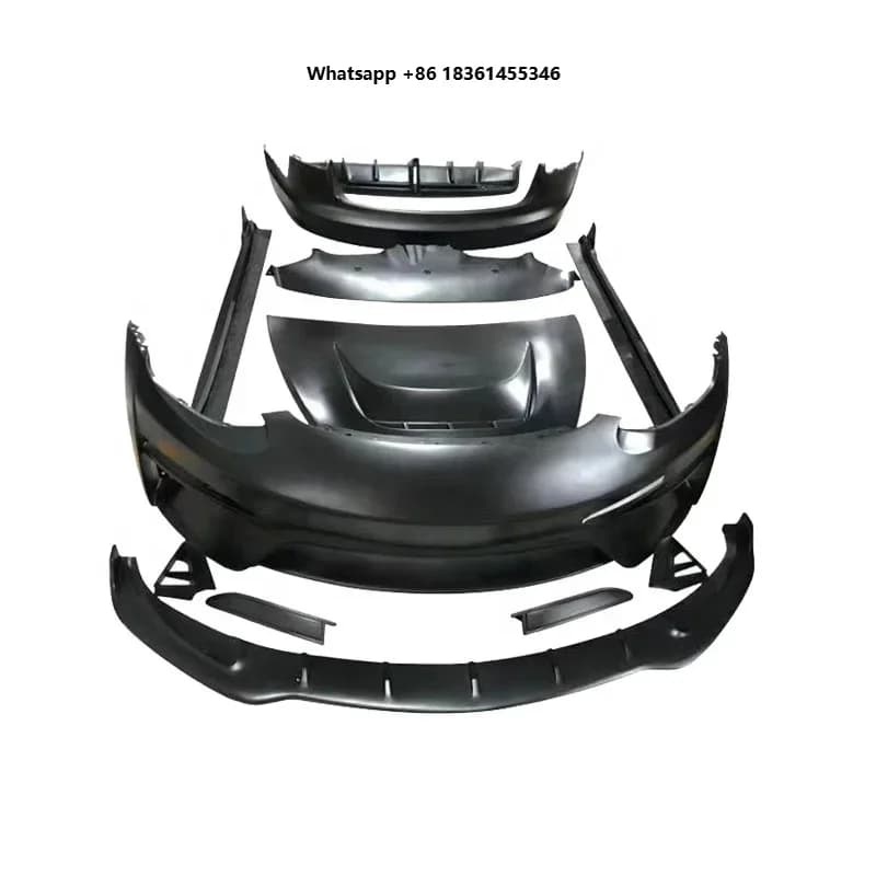 For F87 M2 M2C High Quality Carbon Fiber Rear Bumper Diffuser With Lamp Boot Spoiler DT-M Style