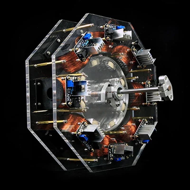 2025 hot sale 8-level Large Bedini  Brushless Motor Disc Motor High Power Motor Pseudo Perpetual Motion Machine