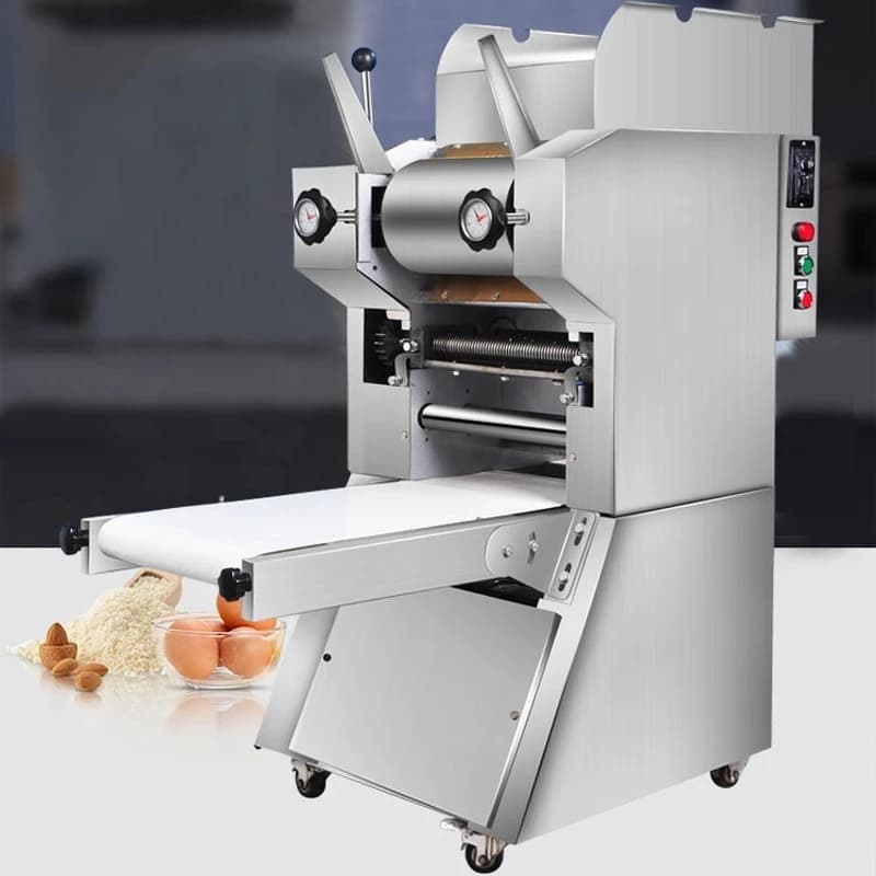 Automatic Fully Automatic Ramen Noodle Machine Electric Gentle Dough Press 150kg/h Capacity 1.1KW Power Home Hotels Restaurants