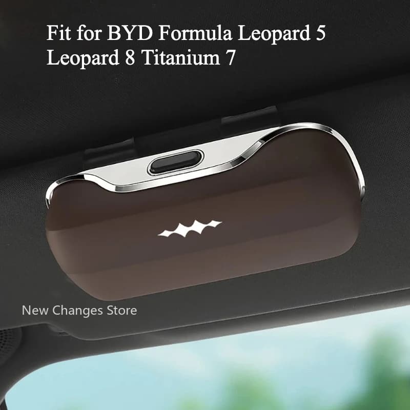 For BYD Denza B8 B5 Ti7 Car mounted glasses clip storage glasses case interior Upgrade Parts