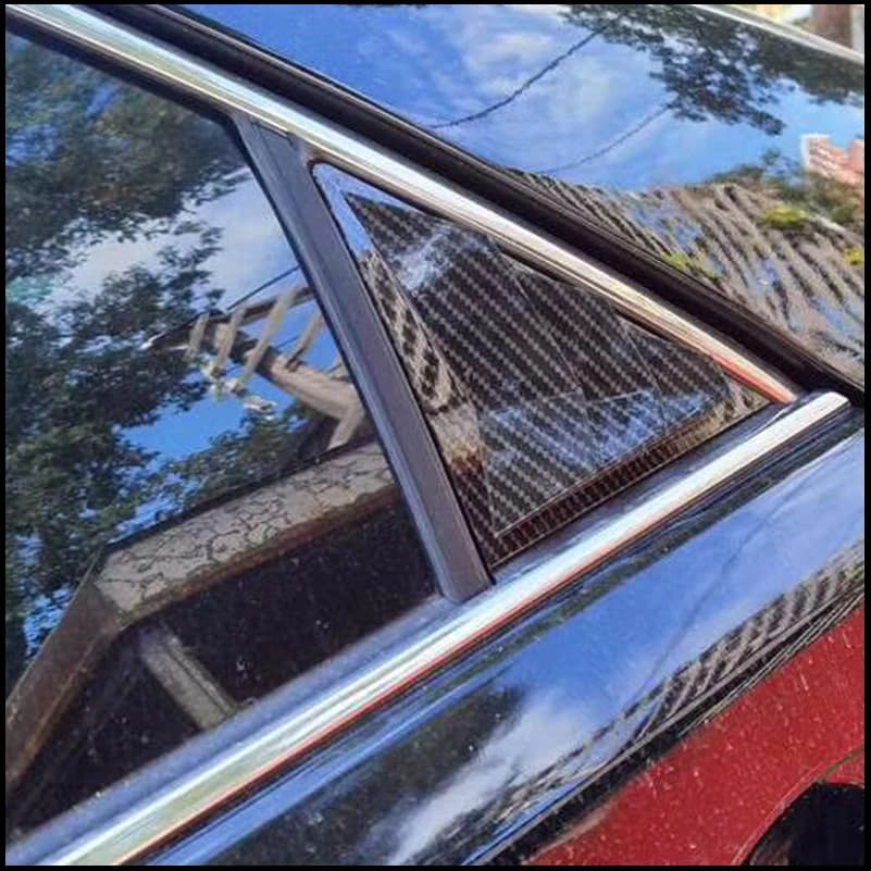 For Toyota Mark X X120 X130 2005-2016 Rear Window Shades Shutter Louver Vent Cover Trim Decorative Frame Auto Accessories