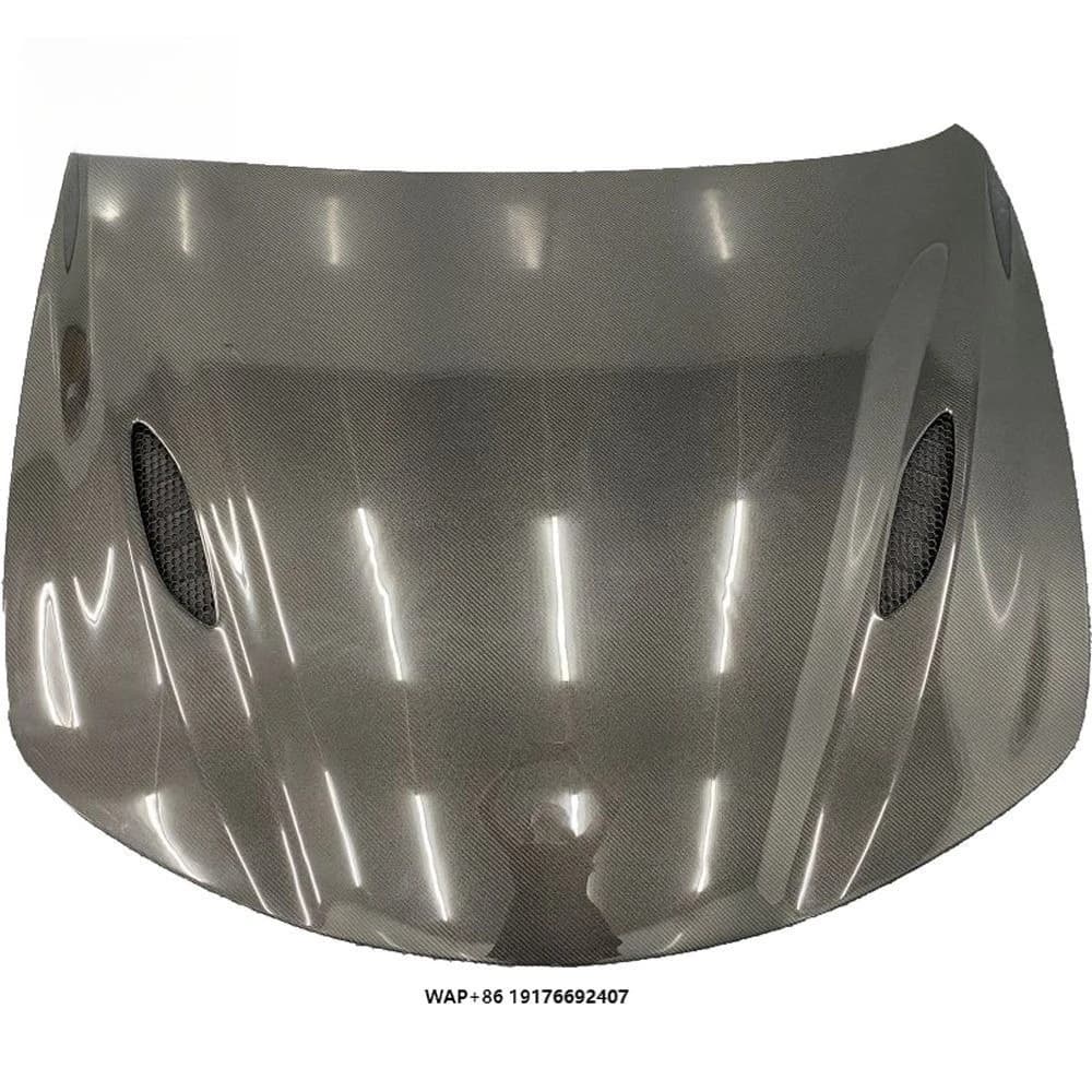Single Sided Carbon Fiber Front Engine Hood Vent Cover for GIULIA Car Hood