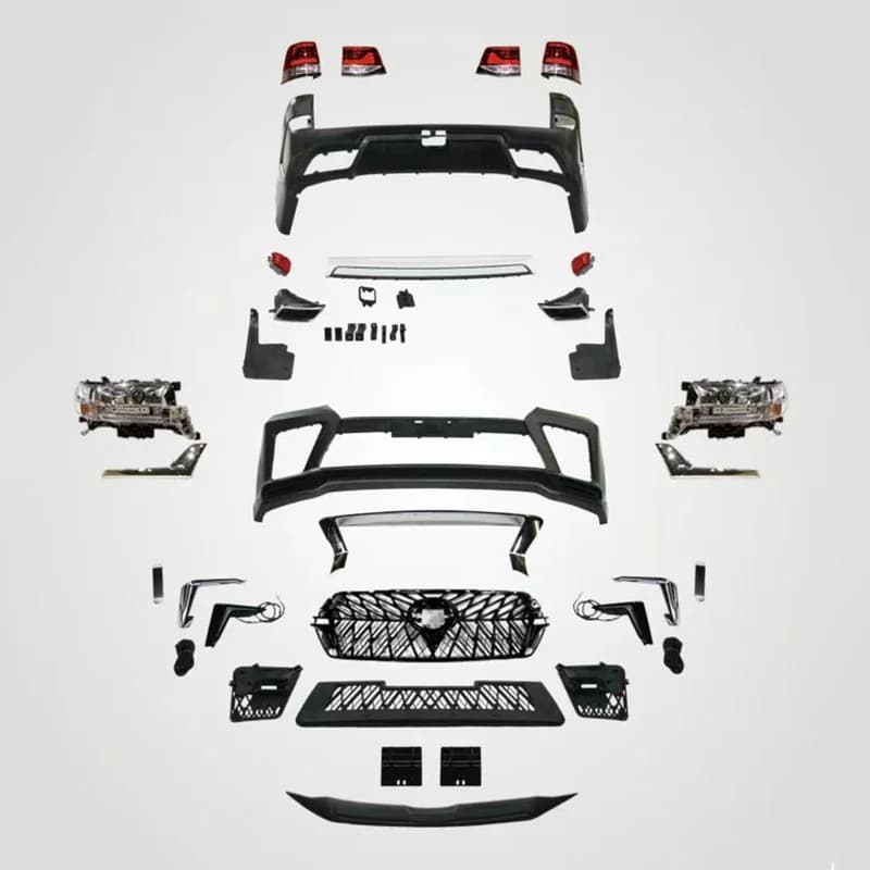 Latest Stock FOR LandCruiser Modern PP Reinforced Rail BODYKIT Eagle Eye Light