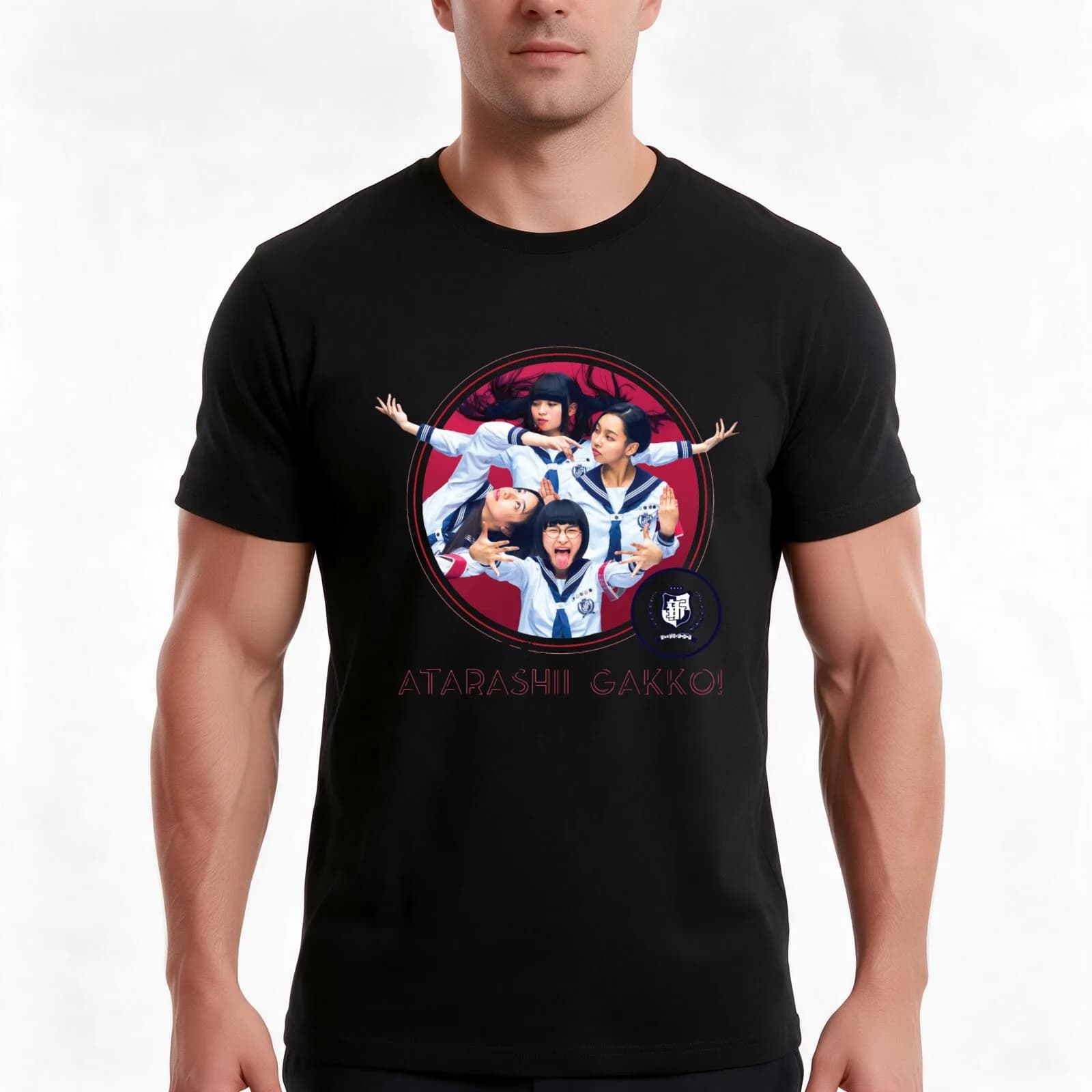 Atarashii Gakko vintage, atarashii gakko, 88 gakko weird T-Shirt, Summer Casual Cotton Tee, Oversized Streetwear Tops