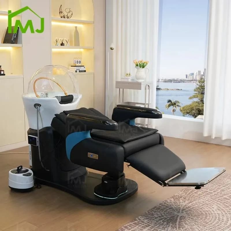 2026 Salon Hair Wash Basin Facial Treatment Shampoo Bed Massage Japanese Head Spa Chair