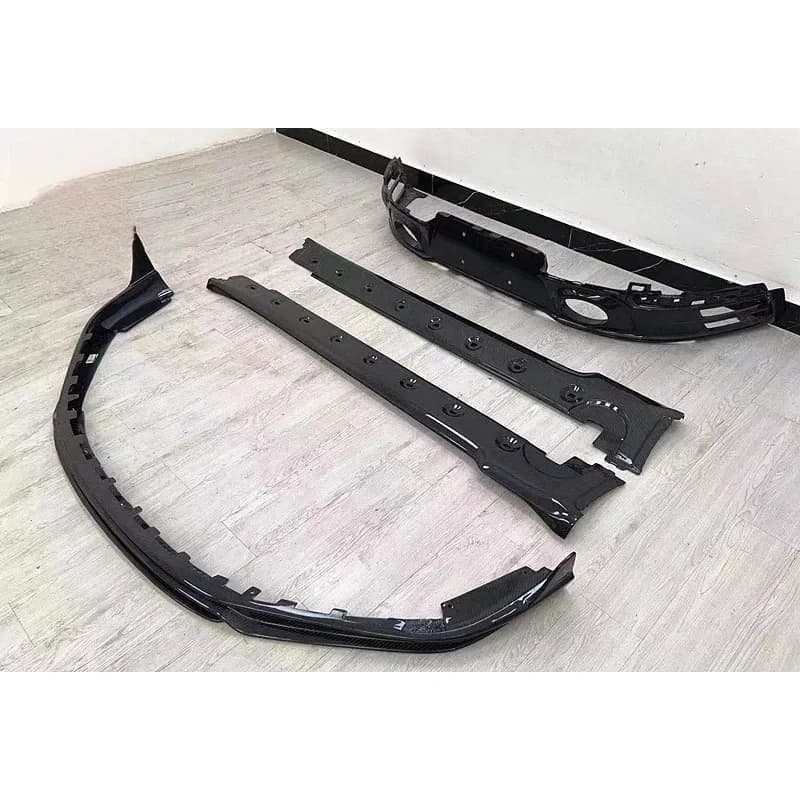Factory Hot Sale High Quality Carbon Fiber F Style Body Kit Front Lip Side Skirt Rear Diffuser