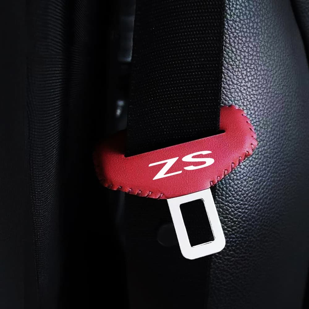 2PCS Car Safety Belt Buckle Clip Protector Covers for Morris Garages MG ZS Car Front Rear Seat Belt Cover Accessories