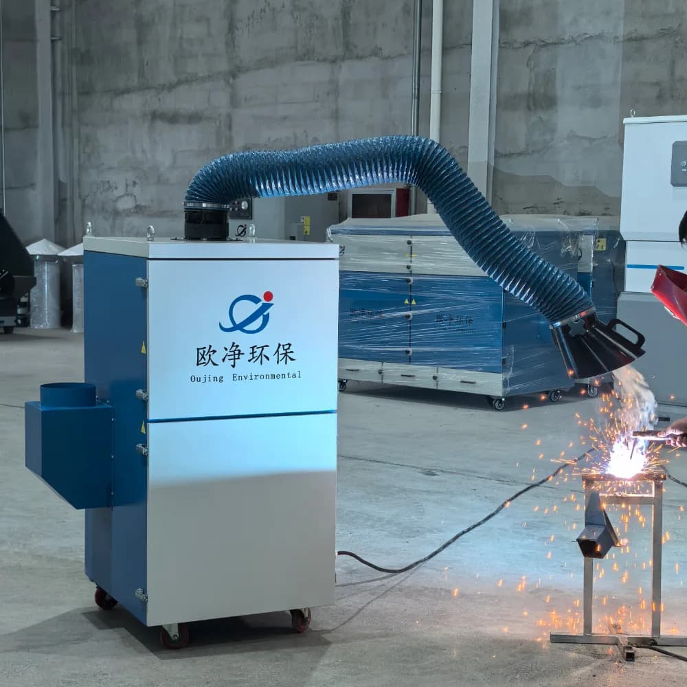 New Mobile Industrial Air Purifier Mobile Smoke Dust Collector & Welding Smoke Extractor for  /Plasma Cutting/Welding  s