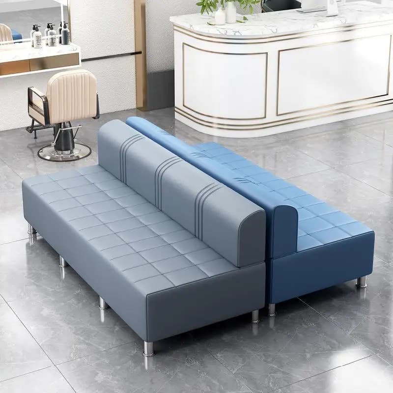 Internet celebrity hair salon rest waiting chair hair salon special barber shop sofa waiting area guest rest strip row chair