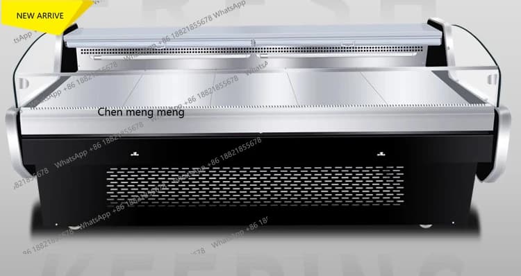 M138 Commercial Supermarket Fresh-Keeping Cabinet Deli Beef and Lamb Freezer Air-Cooled Direct-Cooled Fresh Refrigerated Cabinet