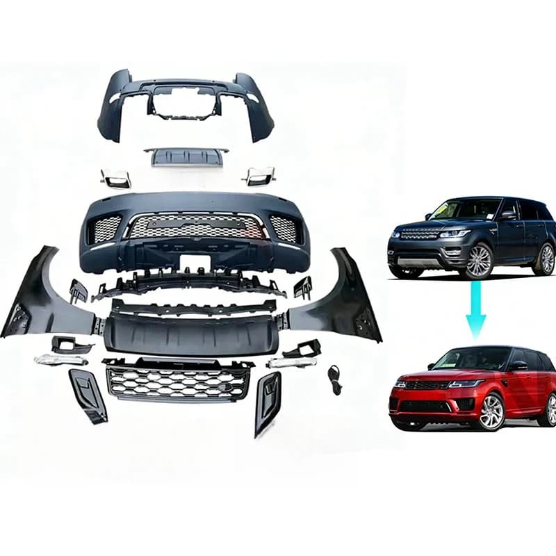 Body Kit for  Sport L494 2014-2017 Upgrade to 2020 Style OEM PP Material Front Rear Bumper Complete Set