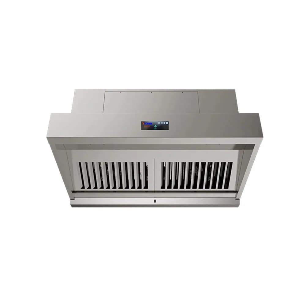 Restaurant heavy-duty non-ventilation fume range hood high suction power range hood commercial intelligent kitchen range hood