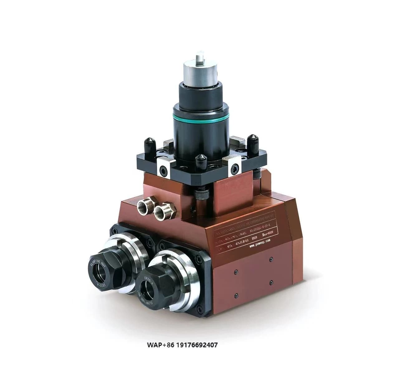 POWER WELL Factory Direct Sale BMT40/BMT45/BMT55/BMT65 CNC Machine Accessory Double Head Driven Tool Holder