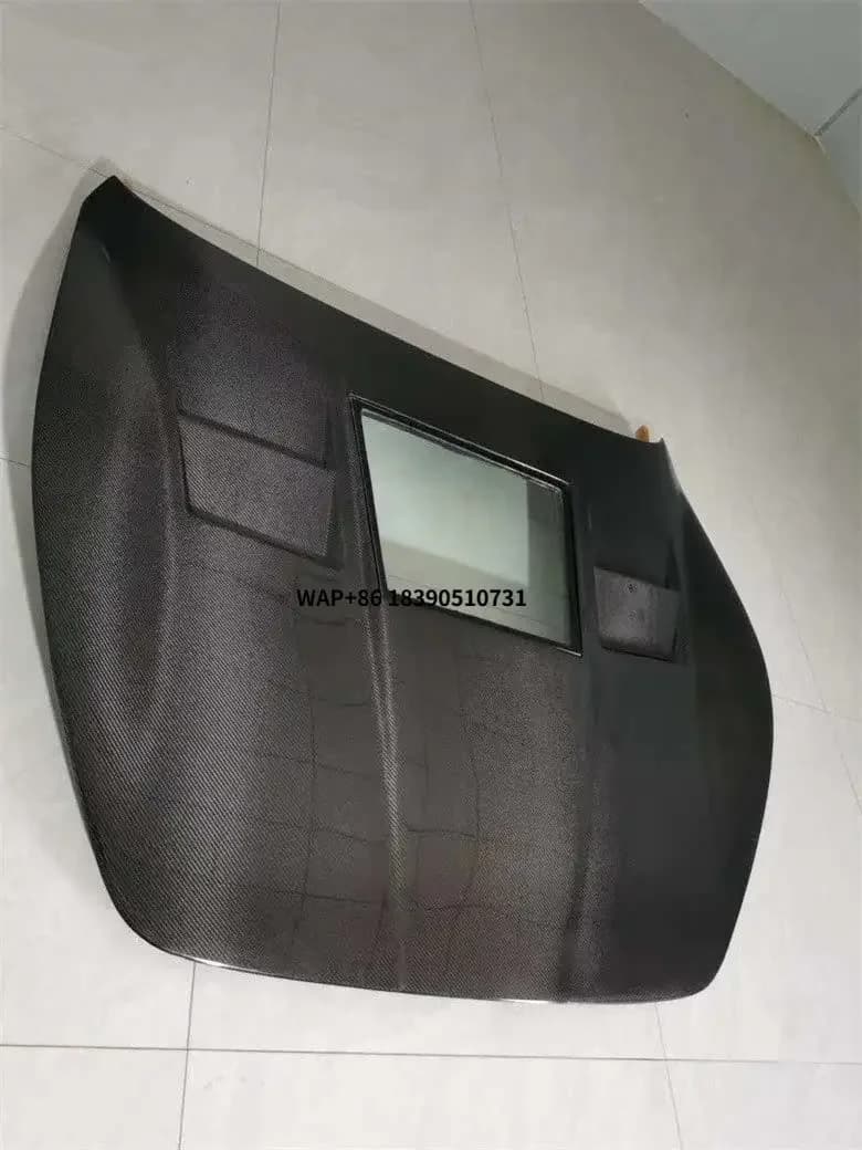 Carbon Fiber Fibre Front Engine Clear Bonnet Hood Fit for GT GTS 2013-2015