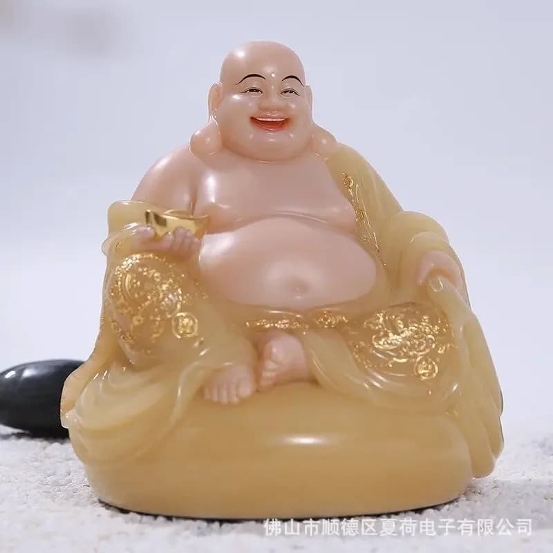 DSA Maitreya Buddha Ornament, Smiling Buddha with a Big Belly Maitreya Buddha Statue, Company Store Gift, Wealth-Attracting