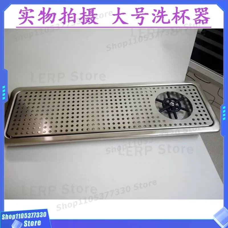 Stainless Steel Automatic Cup Washer High Pressure Rinse Tank for Hotel Bar Coffee Shop No Cleaning Required Direct Factory