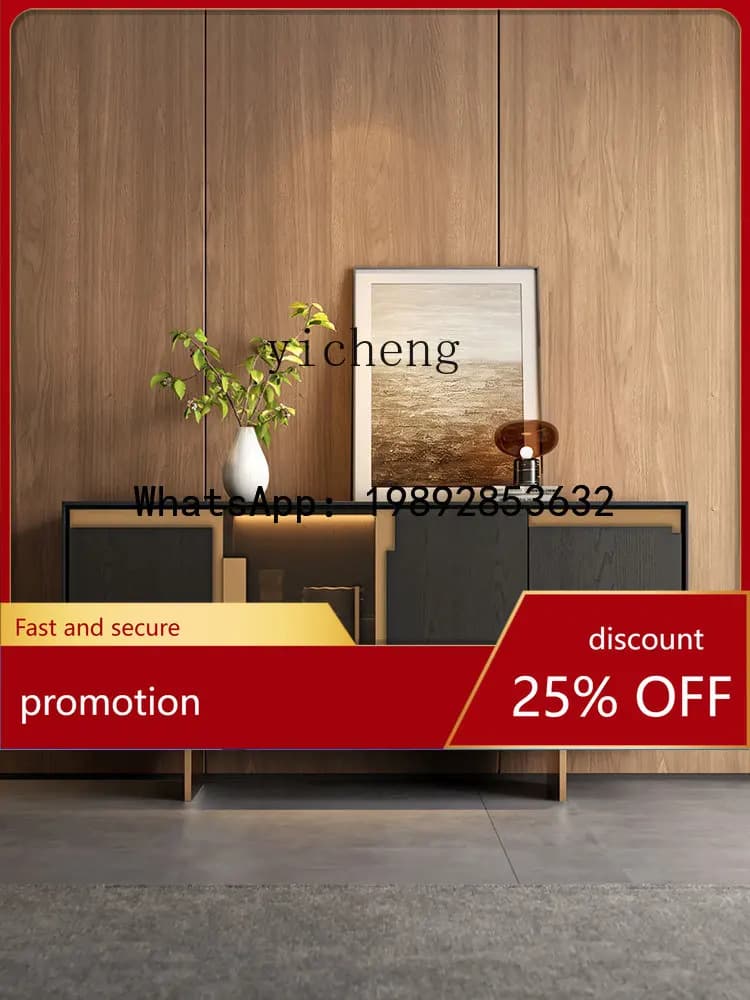 YFY  light luxury home entrance cabinet modern simple high-end dining side cabinet villa living room decorative locker
