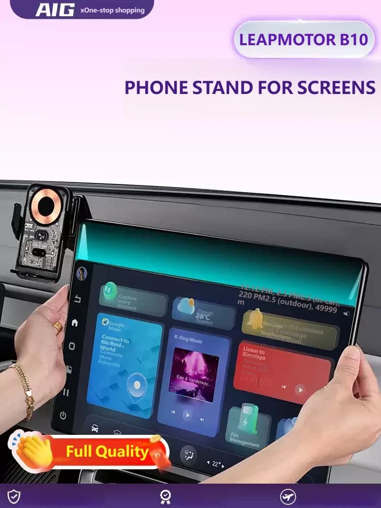 For LEAPMOTOR B10 2025 2026 Behind Dashboard Tray Storage Box Center Console Hidden Non-slip Storage Box Car Accessories