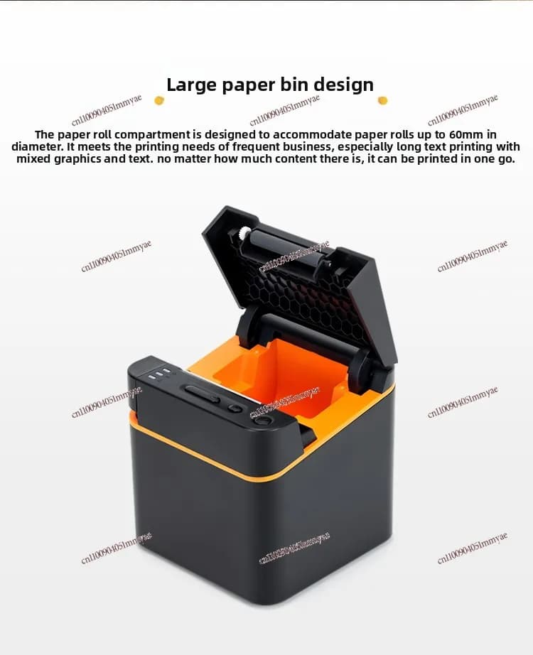 Thermal printer cash register ticket machine receipt Bluetooth WIFI connection