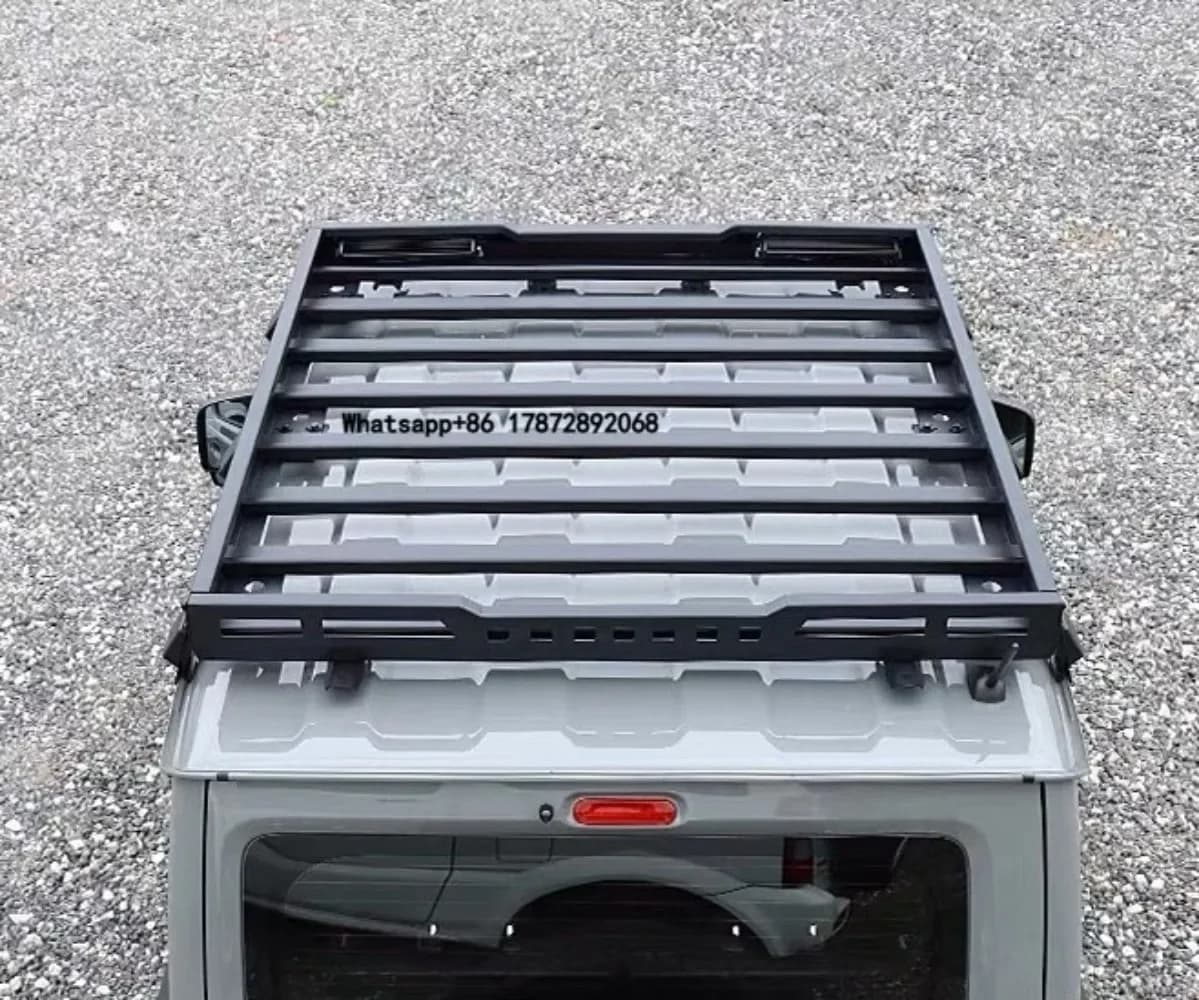 Aluminum Alloy Roof Rack Luggage Carrier (Off-Road Modification Part) for 2019-2025 Jimny JB74 100kg Load