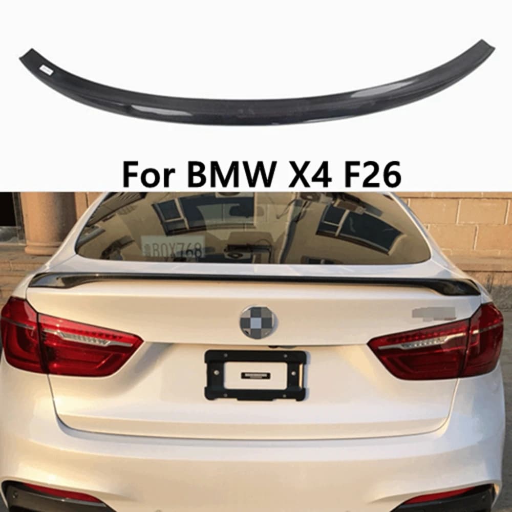 For BMW X4 F26 MP Style Carbon fiber Rear Spoiler Trunk wing 2014-2018 FRP Forged carbon