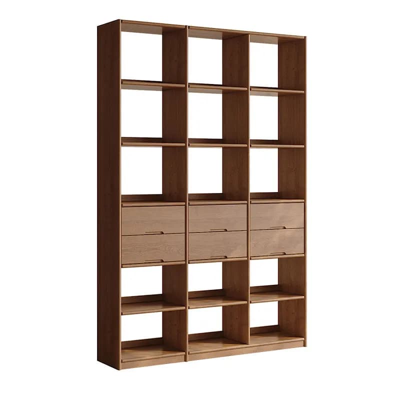 YJQ pure solid wood Seiko craftsman-made Bogu rack high-end atmospheric texture locker
