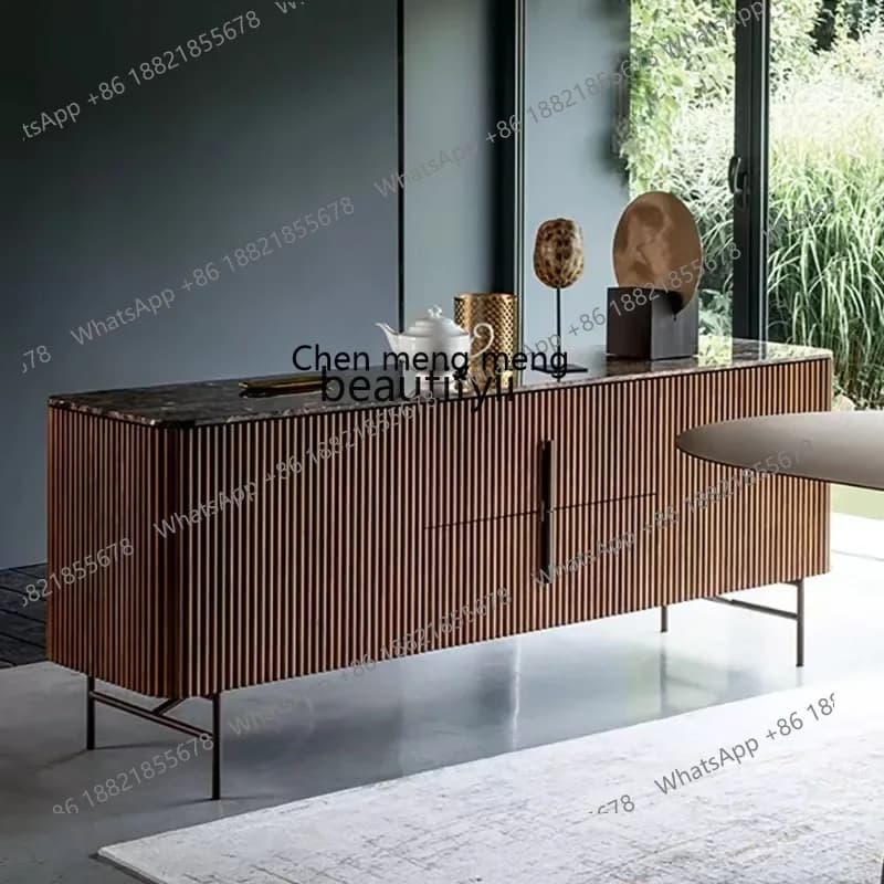 X  Light luxury dining side cabinet Modern simple living room storage decorative entrance cabinet Bedroom, storage TV cabinet