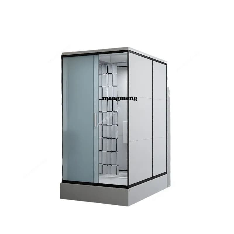 Integral shower room, bathroom,, finished product, washing and squatting pit, integrated