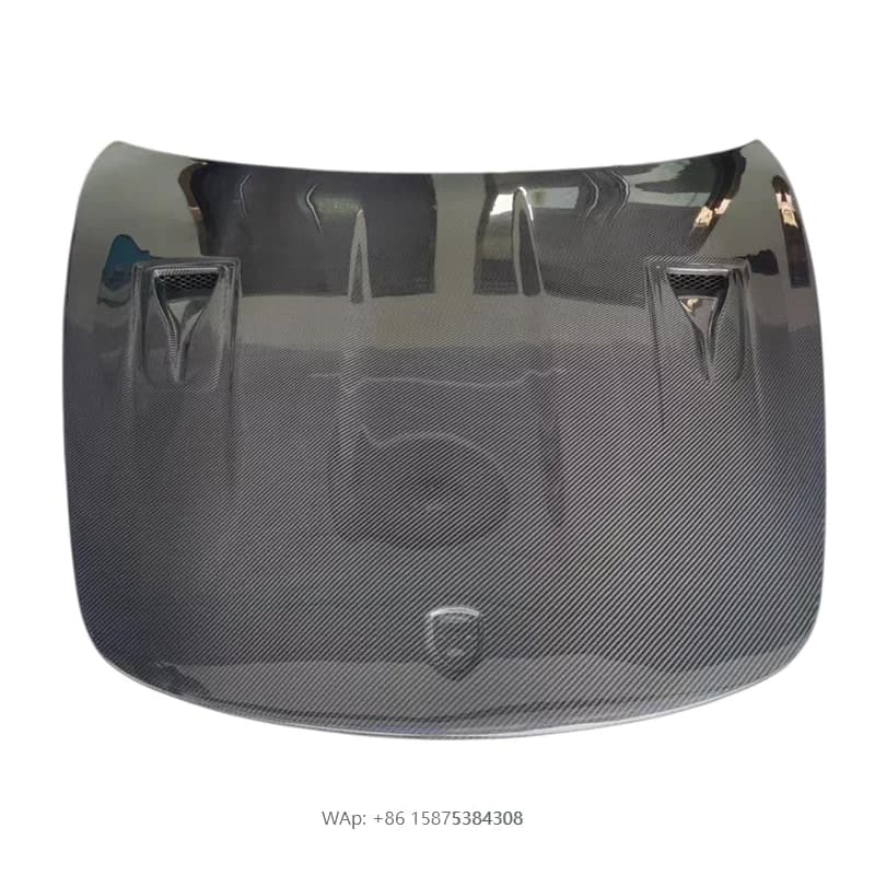 PD STYLE FULL CARBON FIBER HOOD FOR 2013-2015 981 CAYMAN BOXSTER