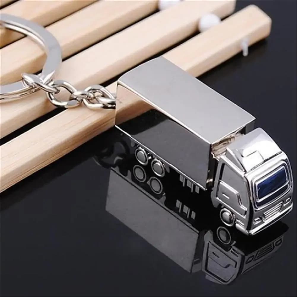 Fashion Cute Charm Ring Keyfob Keychain Gift Truck Lorry Car Lovely Keyrings